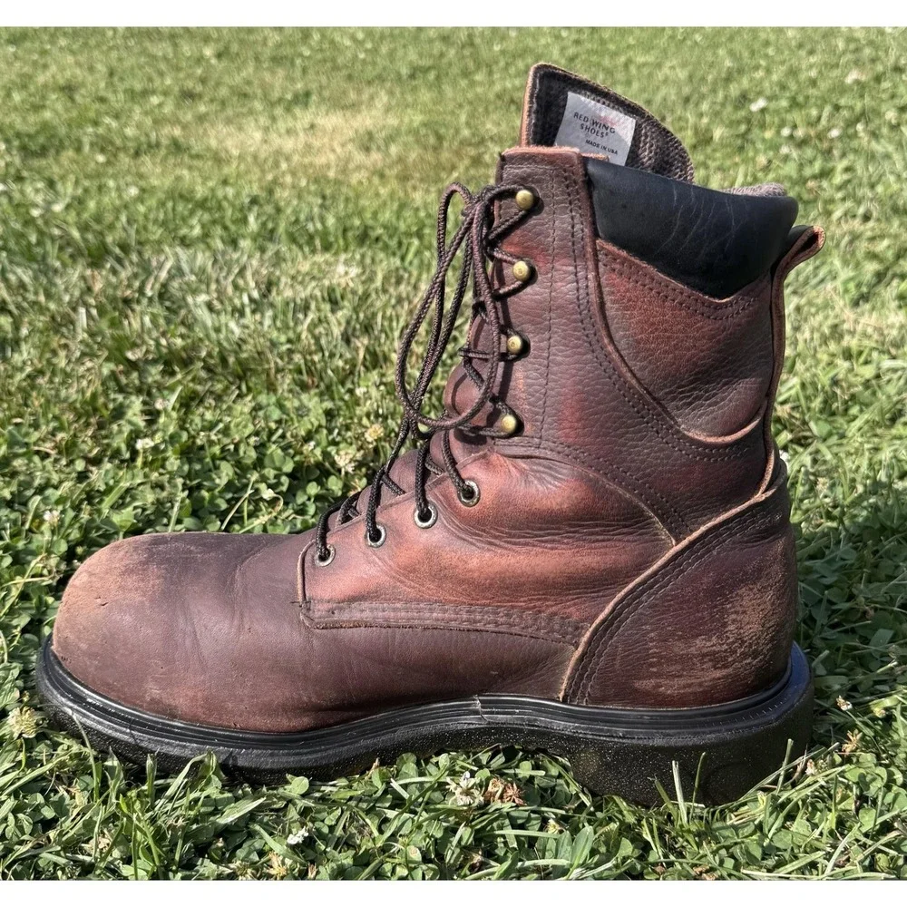 Red Wing 2412 Men's 11 D Brown Gore-Tex EH Waterproof Safety Toe Work Boots USA